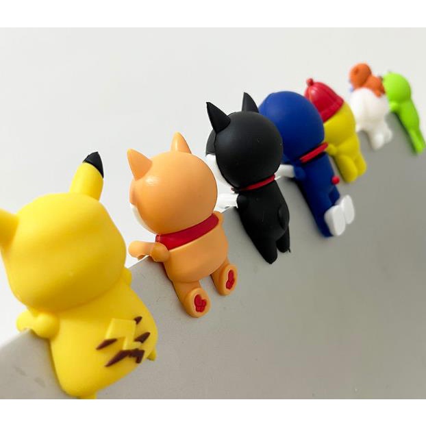 Búp bê hoạt hình trang trí màn hình laptop/điện thoại xinh xắn