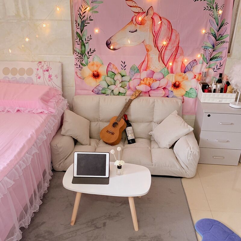 Rẻ và đẹp♧❈net lười sofa người nổi tiếng trong phòng ngủ tatami Ghế gấp căn hộ nhỏ đôi cho thuê