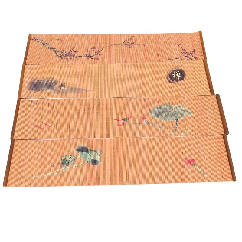 Handmade Bamboo Curtain Tea Mat Tea Ceremony Accessories Tea Tray