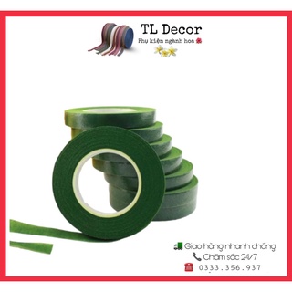 Cuộn băng keo sáp quấn cành hoa - băng keo sáp xanh