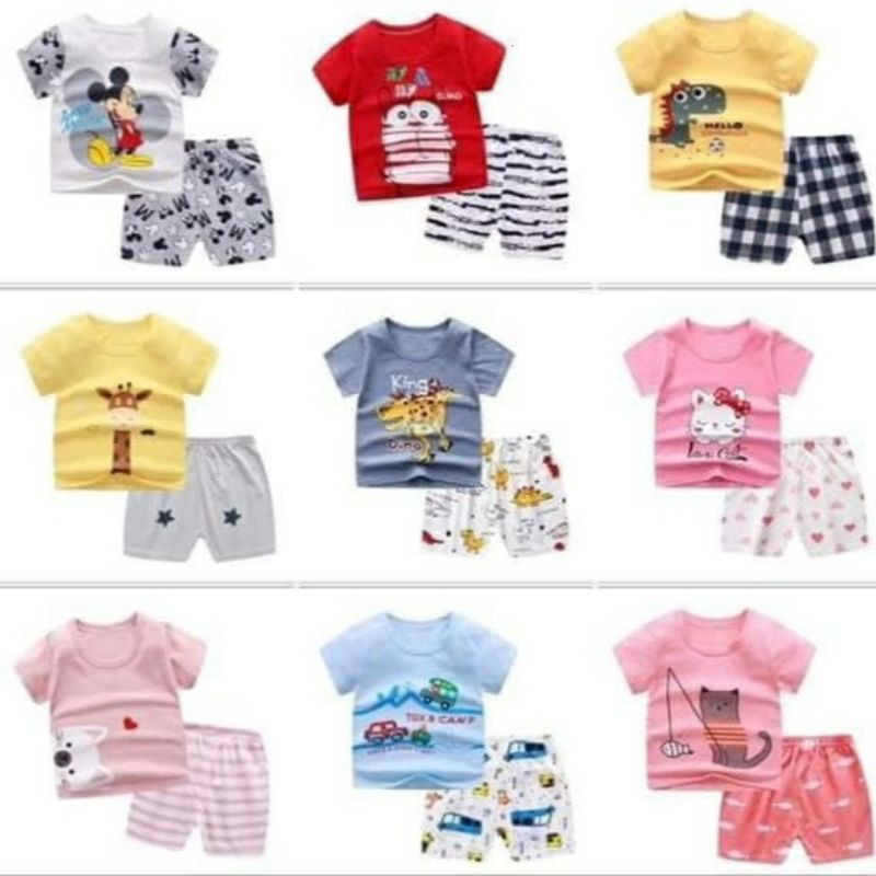 Quần áo trẻ em (9-16kg). Hàng đẹp, 100% cotton. Bộ đồ bé trai-bé gái nhiều màu