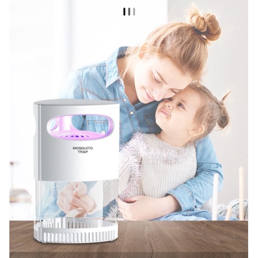 Nitrogen071 Đèn diệt muỗi USB Sạc nhiều ống dẫn không khí Điện trong nhà cho phòng khách