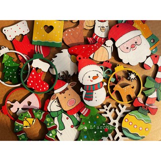 Set 5 món trang trí Noel đã tô màu hoàn thiện, siêu bền đẹp