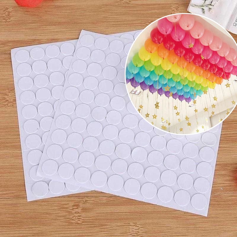 Set 100 miếng keo dán bong bóng trần nhà trang trí giáng sinh/ đám cưới tiện dụng