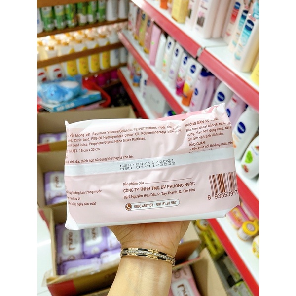 khăn giấy ướt PUNO 100 tờ