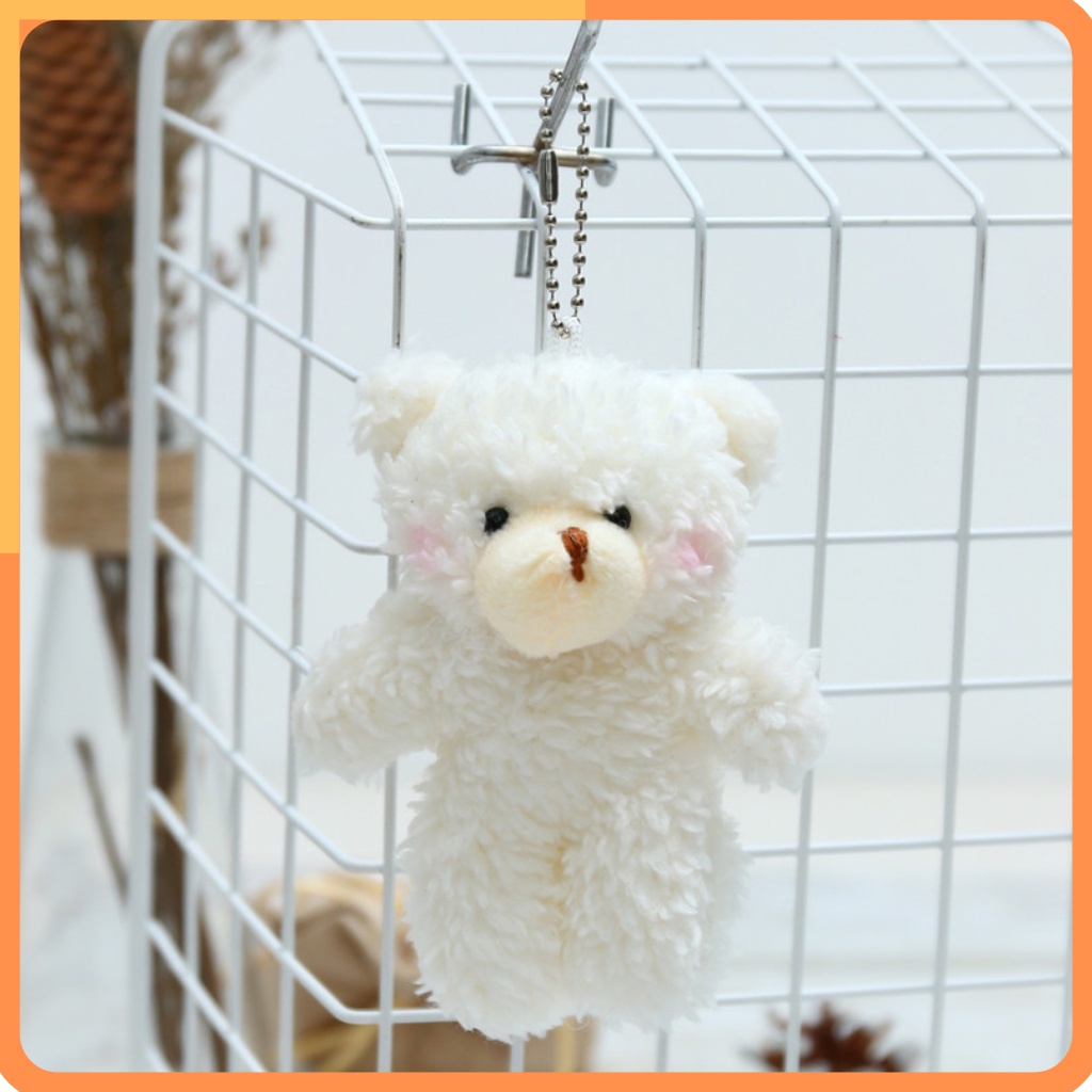 Móc Khóa Gấu Bông Xù Siêu Dễ Thương