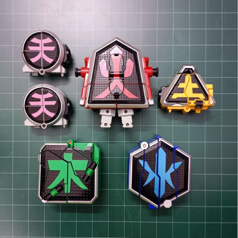 Đồ chơi Super Sentai ShinKenGer | Dx Gattai Robo, Robot Shinken Oh Lẽ | 2nd, NoBox