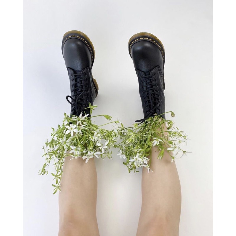 Giày Boots Dr Marten đen cổ cao nữ 🐦