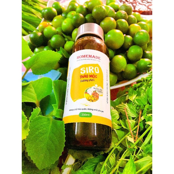 Siro Thảo mộc home made (hai loại cho người lớn và trẻ dưới 1 tuổi)