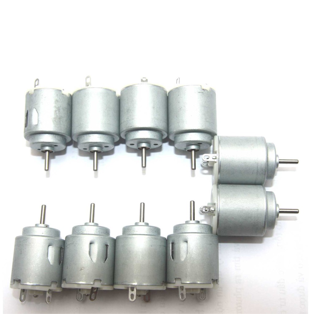 [HCM] Combo 10 motor Mini 3V loại 140 dùng chế tạo đồ chơi, xe hơi, tàu thuyền, em yêu khoa học