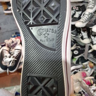 giày converse đỏ đô vintage size 41,5 real