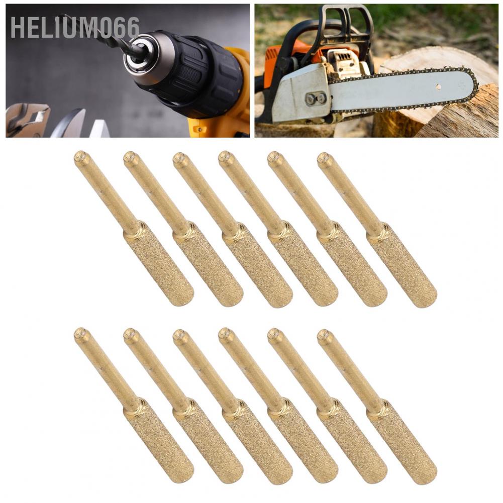 Helium066 12 cái Đầu mài 3mm Cưa 4 8mm sắt Mài đầu mòn Đá nhám chống