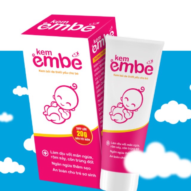 [New] Kem em bé - Tube 20gr - giảm mẩn ngứa, ngừa hăm tã, chàm sữa