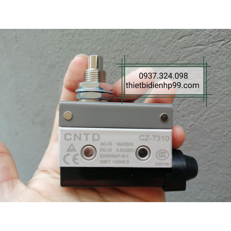 Công tắc hành trình nút nhấn CNTD Cz-7310-10A-250vac
