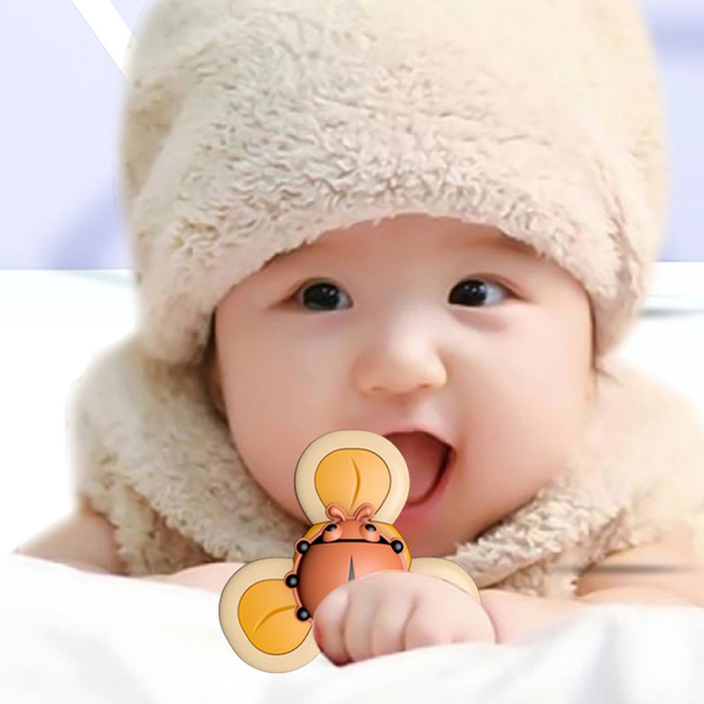 Con quay spinner hình côn trùng dễ thương, đồ chơi con quay vui nhộn cho bé (không hộp)