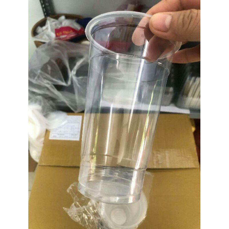 Bộ 50 ly trà sữa kèm nắp cầu 360ml,500ml,700ml.