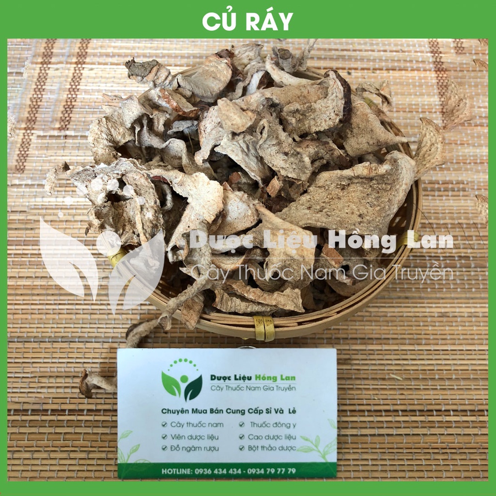 CỦ RÁY (DÃ VŨ, RÁY DẠI) khô đóng gói 1kg - congtyduoclieuhonglan