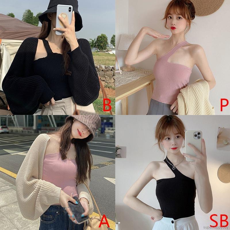 Áo Khoác Len Cardigan Chống Nắng Thời Trang Xinh Xắn Dành Cho Nữ