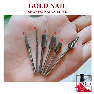 Full bộ Đầu Mài Mỹ USA gồm Đầu mài móng, mịn, khóe tròn Cuticle