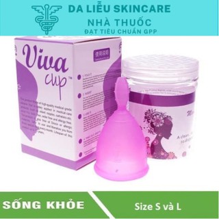 [BẢN NHẬP KHẨU] Cốc nguyệt san Vivacup siêu mềm, size S,L
