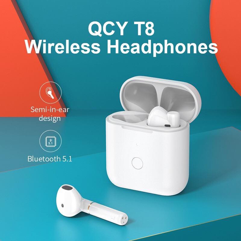 Tai nghe True Wireless Earbuds QCY T8 - Tai nghe Bluetooth True Wireless QCY T8 - MiHouse