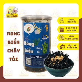Rong biển sấy khô cháy tỏi mè ớt ăn liền 180g - Mlem ăn vặt Sài Gòn - Combo đồ ăn vặt Sài Gòn, vừa ngon vừa rẻ