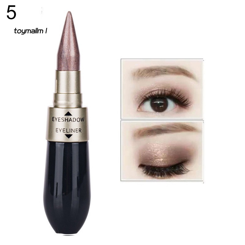 Thỏi đánh phấn mắt kiêm kẻ mắt thiết kế 2 đầu trang điểm chống nước độc đáo