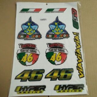 Bộ tem nổi CGV 44 trang trí xe