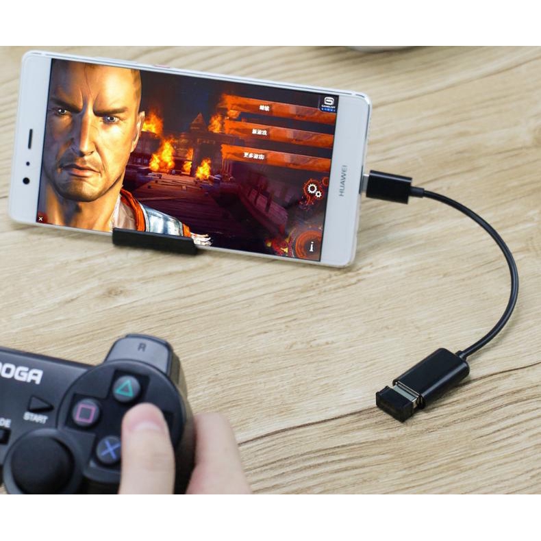 Cáp OTG Type-C chuẩn USB 3.0 kết nối bàn phím chuột, tay game, usb