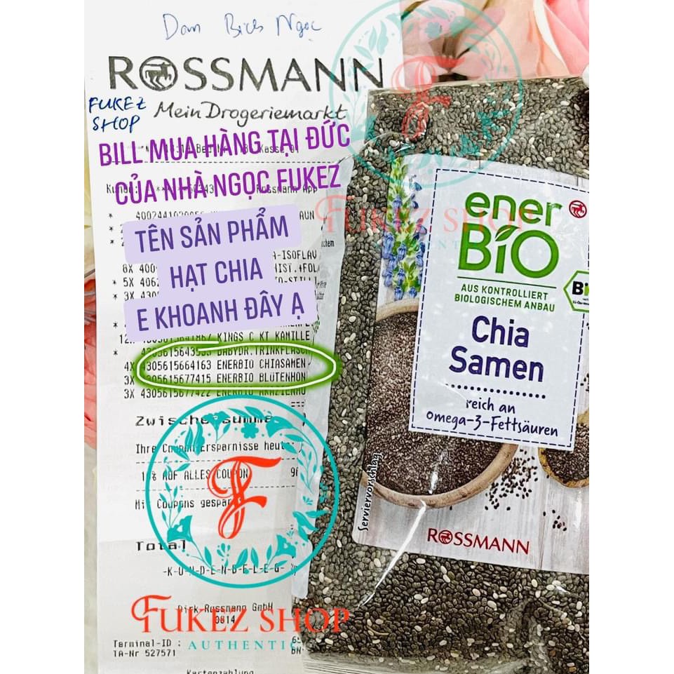 Hạt Chia Bio chuẩn hữu cơ 300G - Bill mua tại Đức