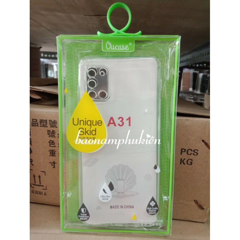 Ốp lưng dẻo Ou Case cho Galaxy A31 silicon trong suốt