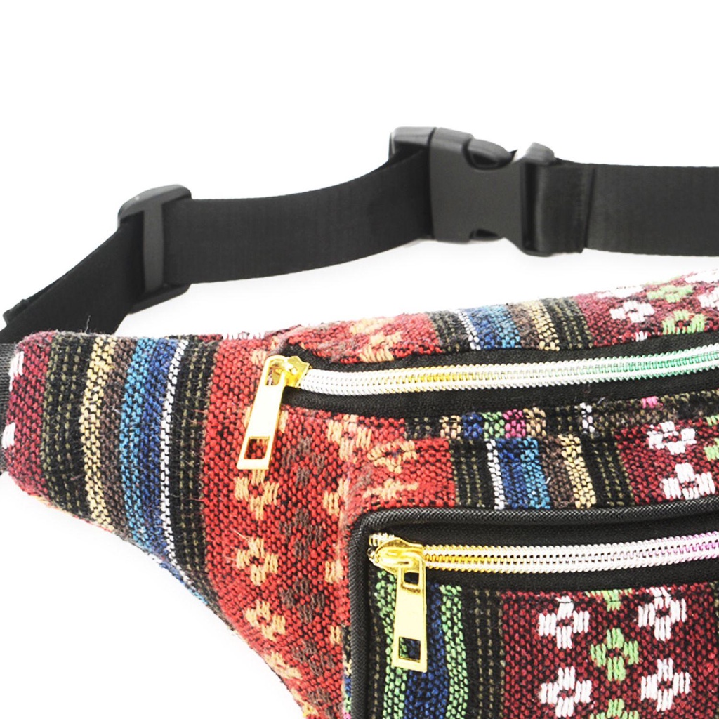 BEBETTERM Túi Đeo Hông Du Lịch Phong Cách Boho