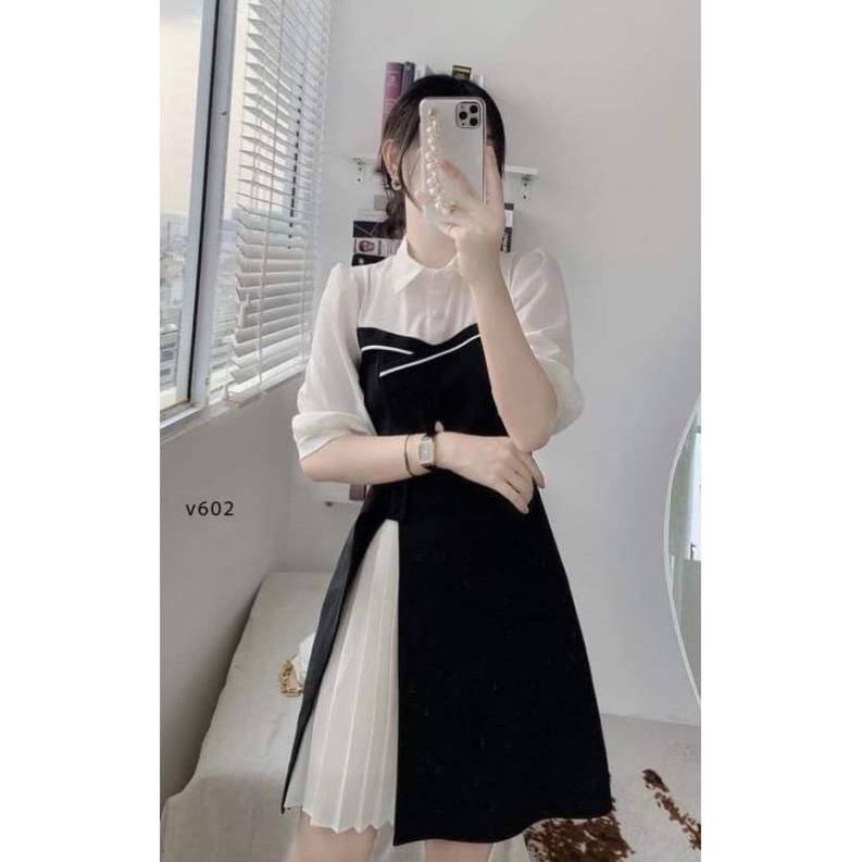 Đầm công sở phối dập li Taris Dress | BigBuy360 - bigbuy360.vn