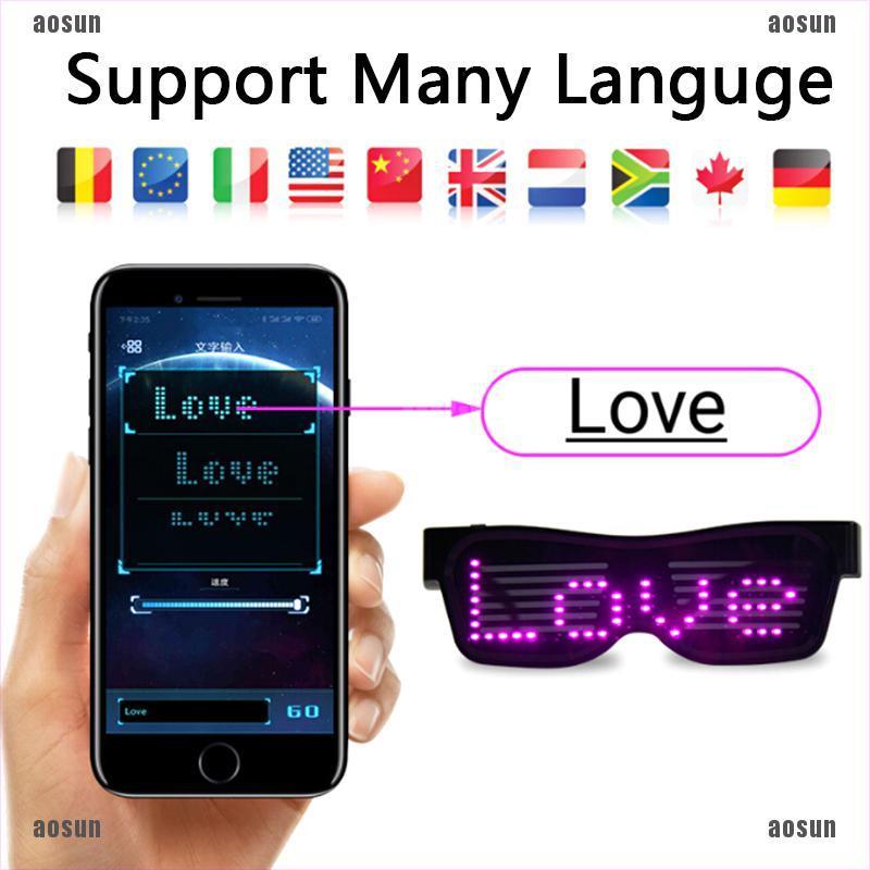 Kính Mát Tích Hợp Đèn Led Kết Nối Bluetooth Độc Đáo | BigBuy360 - bigbuy360.vn