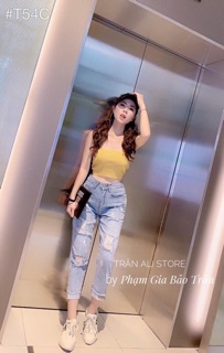 Áo ống len đính kim sa nữ