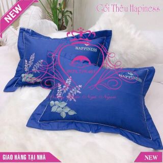 Vỏ gối Happiness (có video hình tiếp)