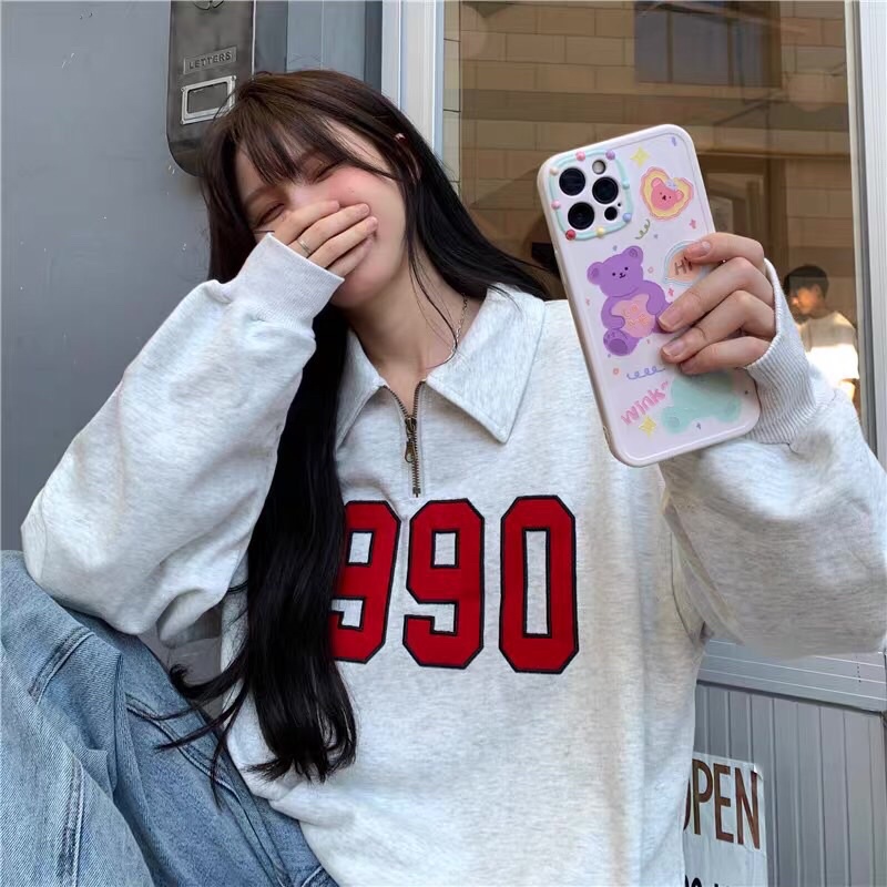 [HÀNG BÁN LỖ 500C LẤY VỐN] ÁO NỈ ULZZANG FORM RỘNG | BigBuy360 - bigbuy360.vn