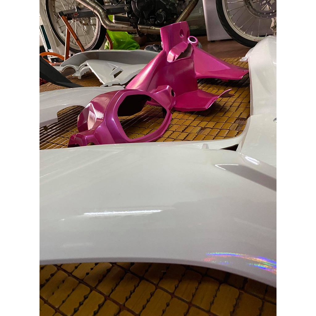 Dàn áo Sirius hàng Việt Nam loại 1 màu Trắng, nhám Hồng