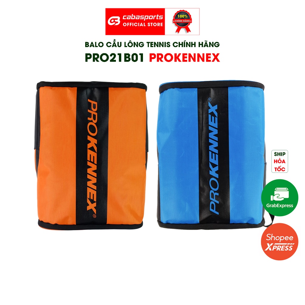 Balo cầu lông tennis ProKennex PRO21B01 nam nữ đựng vợt cầu lông, tennis chính hãng