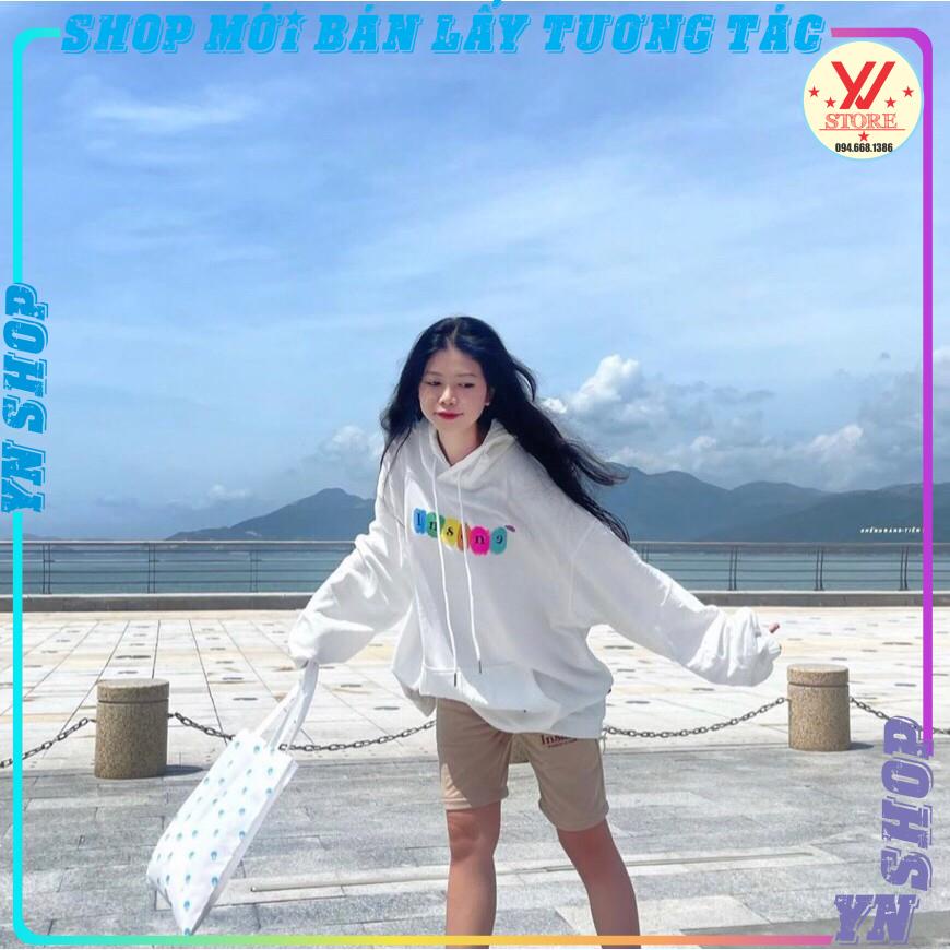Áo Hoodie Nam Nữ  From Rộng Nỉ Bông Có Mũ   In Chữ INSANS phong cách Unisex Ullzang YN-HS