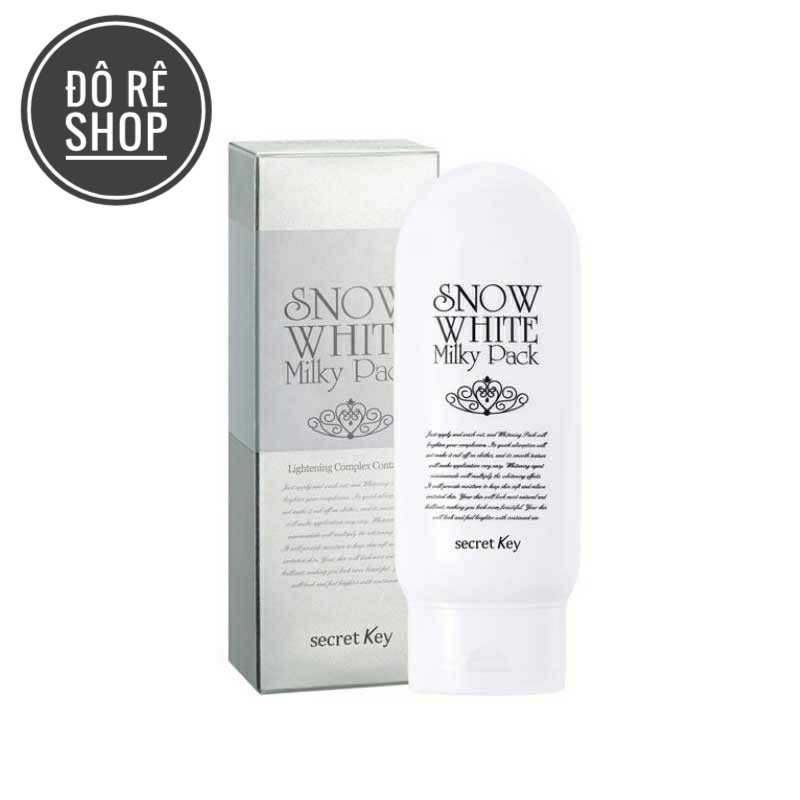 Kem Ủ Trắng Secret Key Snow White Milky Pack (200ml)