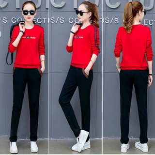 Bộ đồ thể thao dài thêu chữ tt273_hàng chuẩn shop