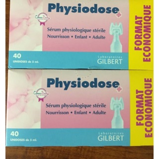 Nước muối sinh lý Physiodose tép hồng