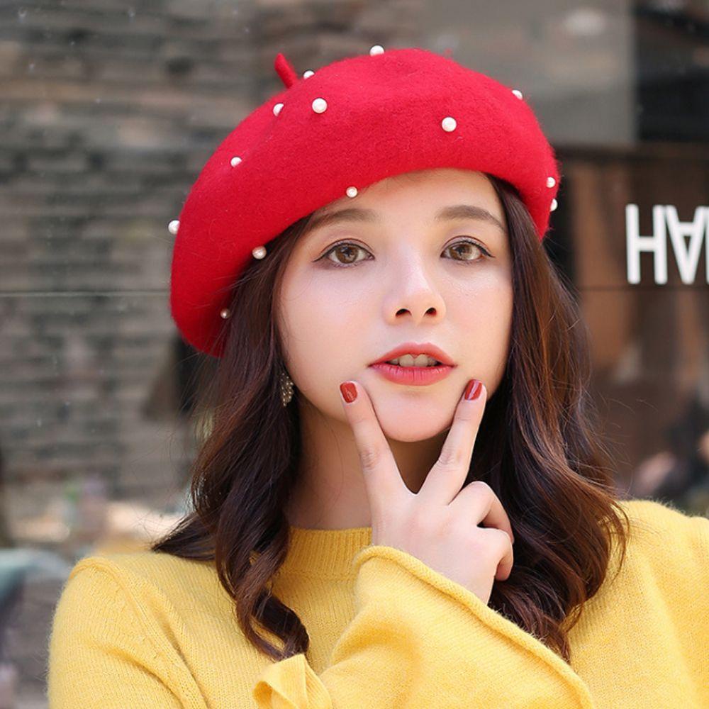 NIUYOU Mũ Beret Họa Sĩ Phong Cách Vintage Thời Trang