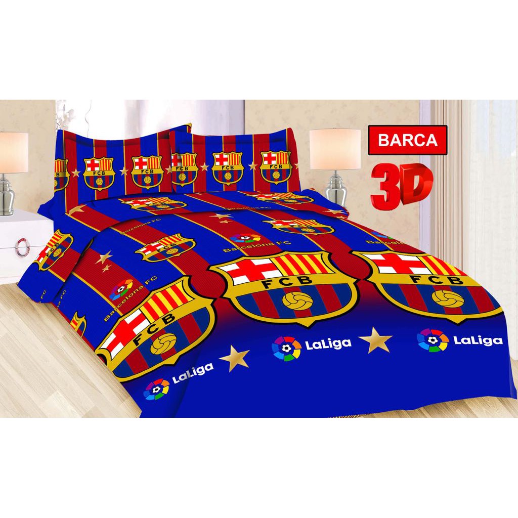 Bonita Ga Trải Giường Vải Lanh B2 | Barca Barcelona Fc 3d | King Size 180x200