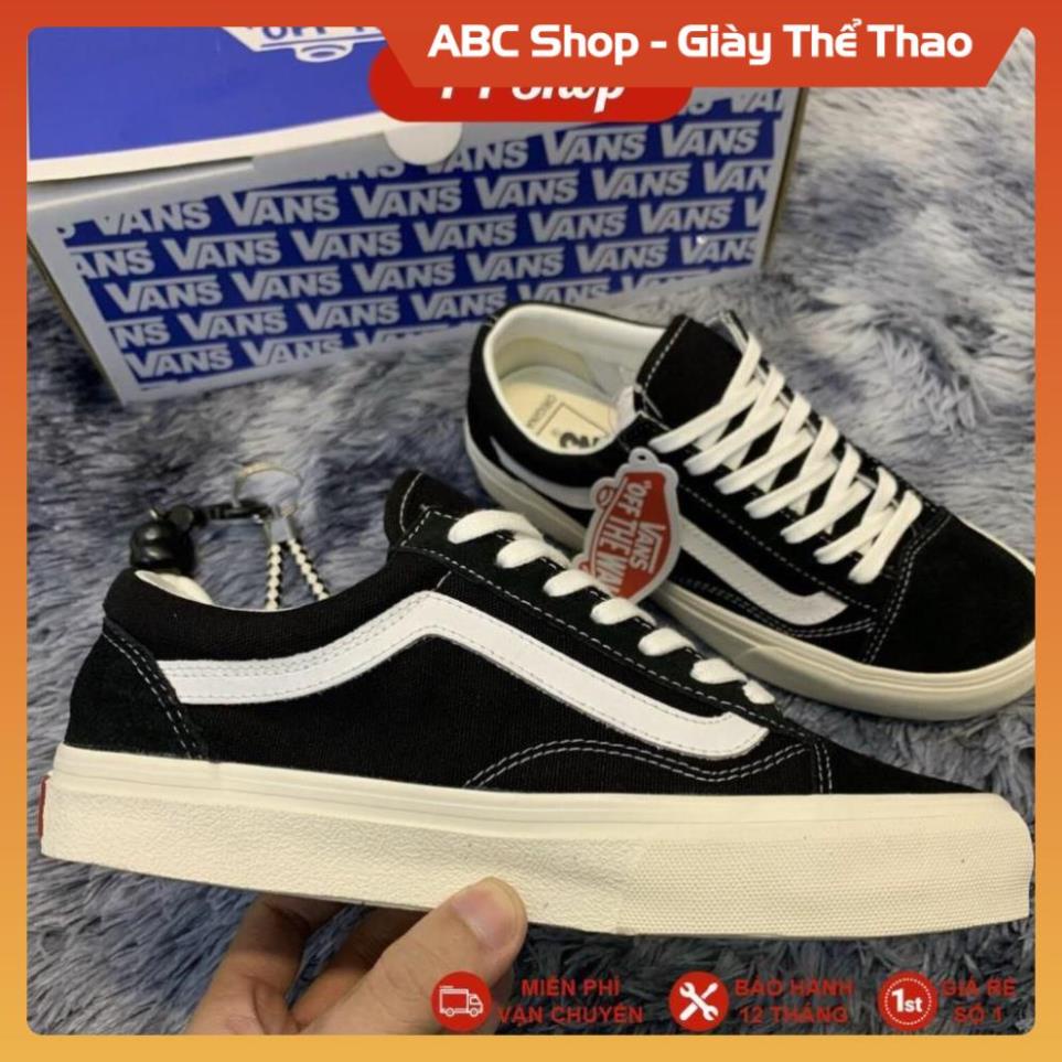 [FreeShip] [Hàng Xịn] Giày Van Sneaker, Giầy Vans đen trắng Vault Hót Nhất