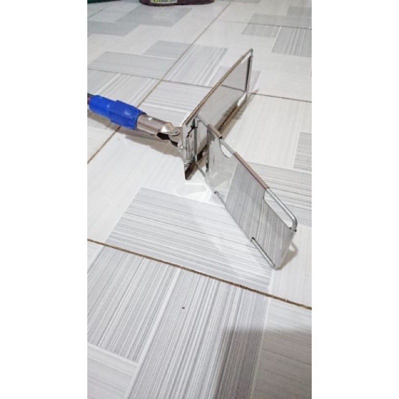 [Kho sỉ]  Cây lau nhà inox sợi san hô cán rút siêu bền