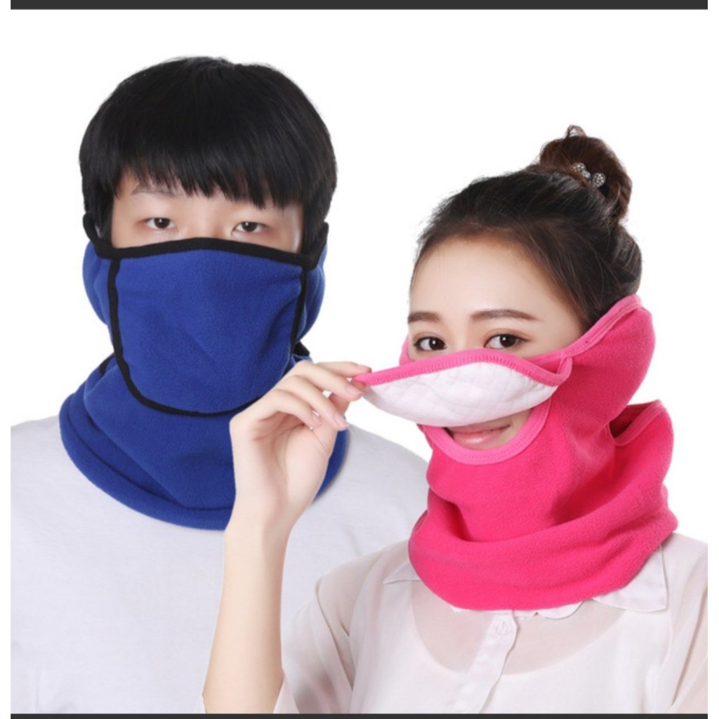 Khẩu trang cao cấp giữ ấm, chống bụi (có nắp)