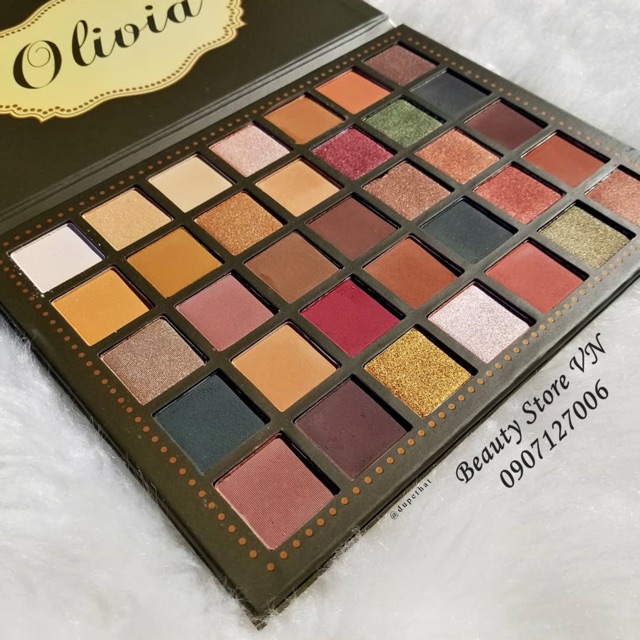 Bảng Phấn Mắt Olivia  [Tặng 1 Chì Kẻ Mắt Waterproof 50k] Beauty Creations 35 Eyeshadow Palette