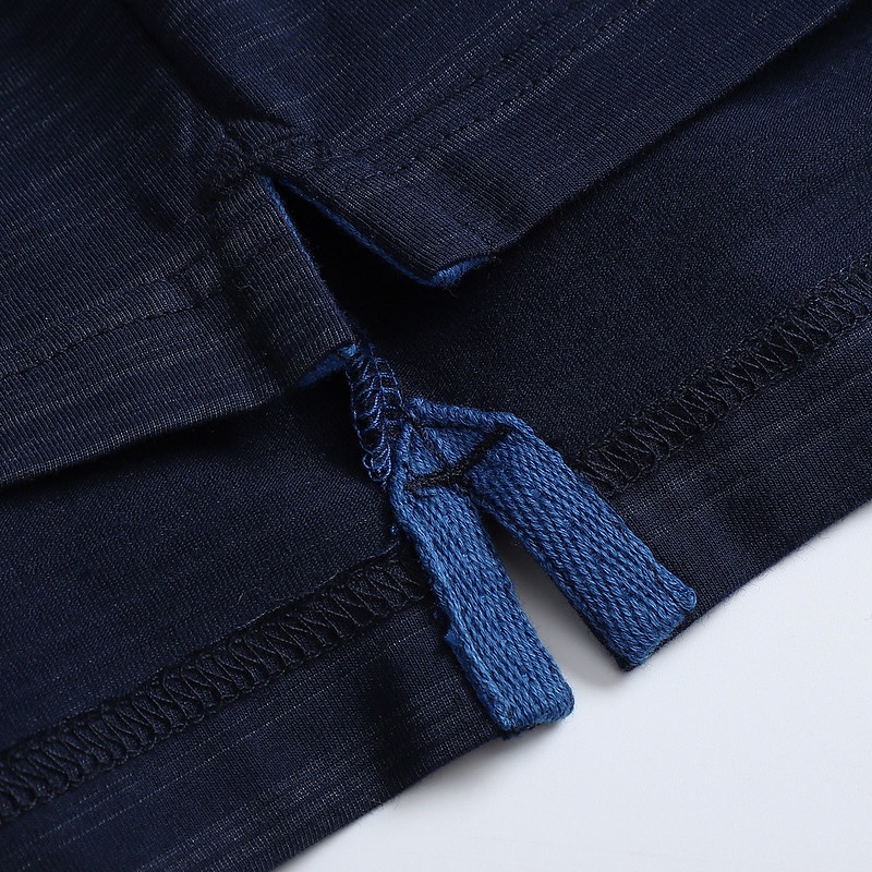 Áo polo nam TORANO color-block phối kẻ ngực TP404